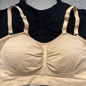 4 Kindred Bravely XL Nursing and Pumping Bras (Bundle)